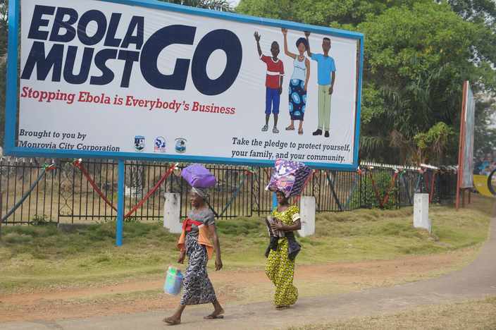 非洲對抗伊波拉病毒標語