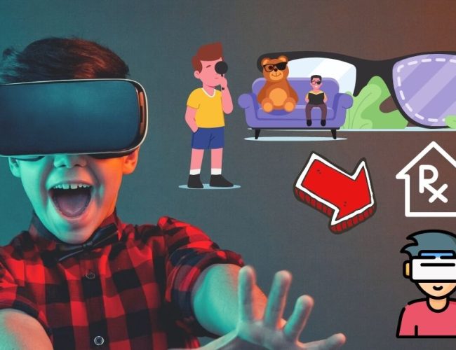生活中改用VR看電視，治療兒童弱視Lazy Eye